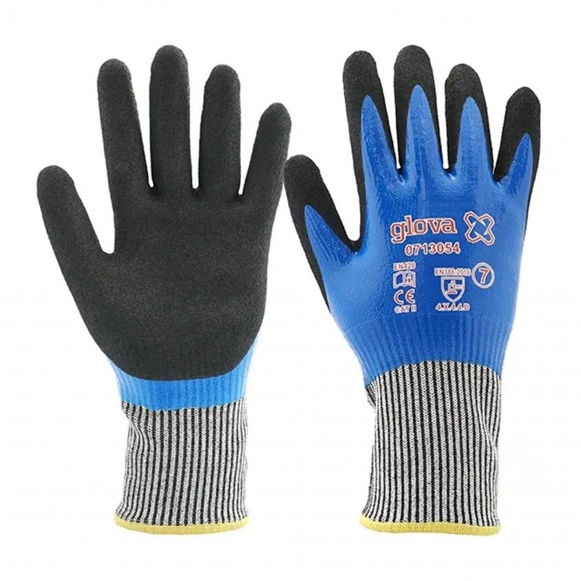 Luva Anti-Corte com Duplo Revestimento em Nitrilo