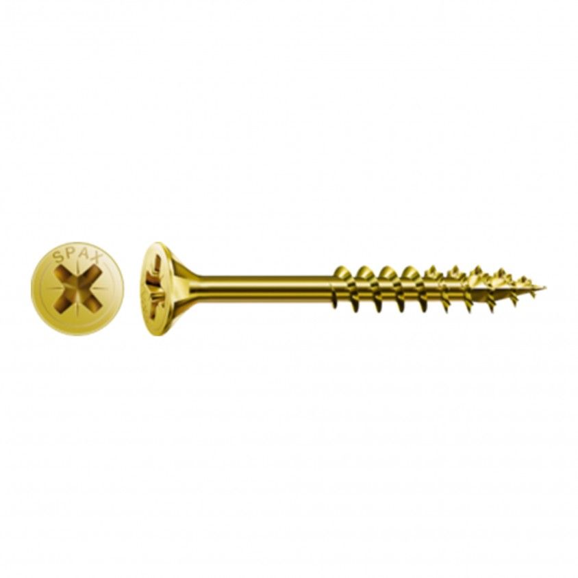 Parafuso Cabea Chata Spax Amarelo 75un