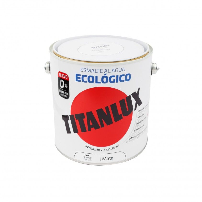 Esmalte gua Ecolgico Titanlux Acetinado 2,5L