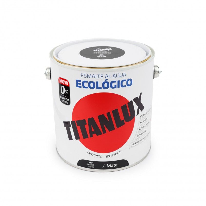 Esmalte gua Ecolgico Titanlux Mate 2.5L