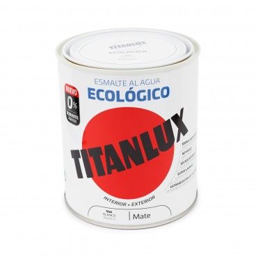 Esmalte gua Ecolgico Titanlux Mate 750ml