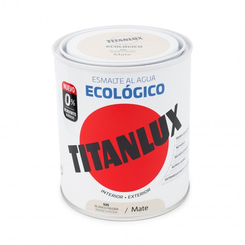 Esmalte gua Ecolgico Titanlux Mate 250ml