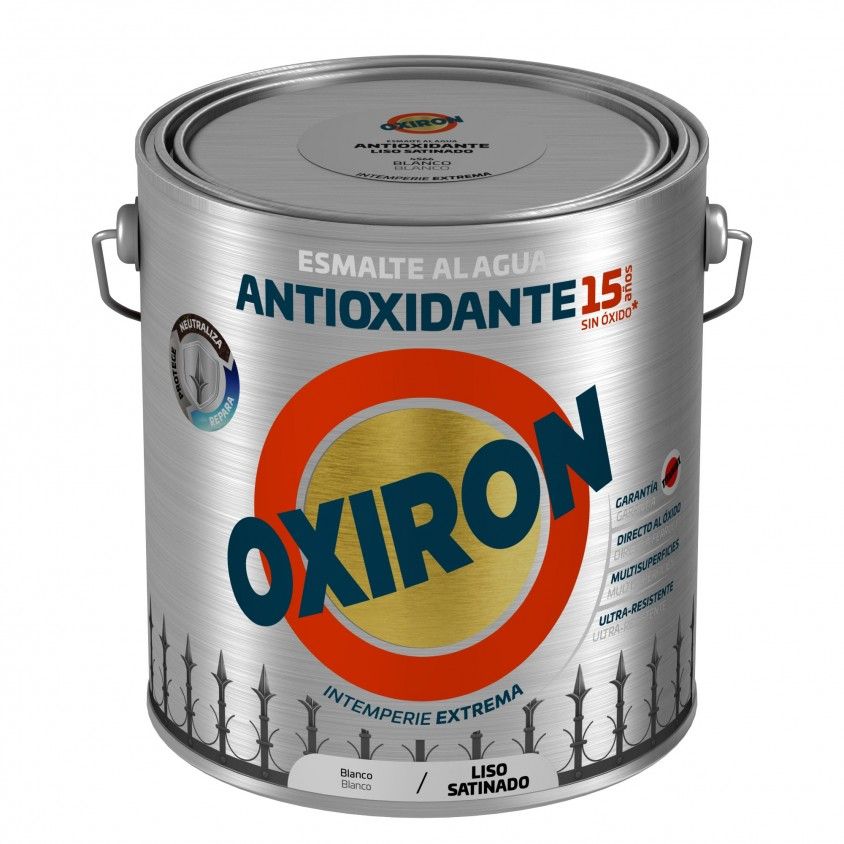 Esmalte gua Oxiron Anti Ferrugem Acetinado 2.5L