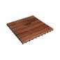 Deck em Madeira Acacia 30x30cm 9 Pe�as