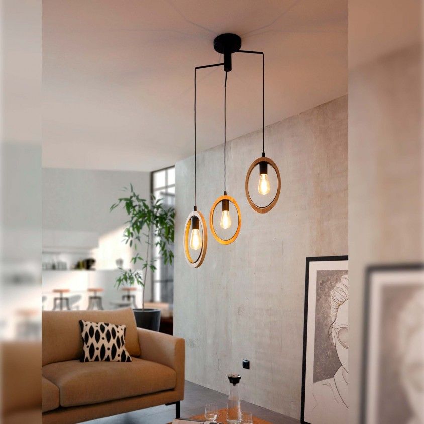 Suspenso Eglo Basildon Hl/3 615 E27