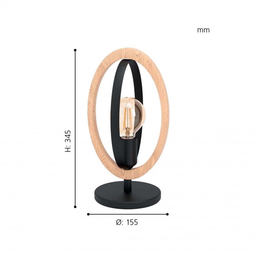 Candeeiro de Mesa Basildon Tl/1 E27