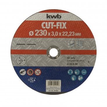 Kwb Disco Reto de Corte para Metal Cut-Fix 230x3x22