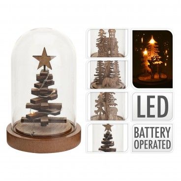 Campnula com Luz Led e Decorao Sortida