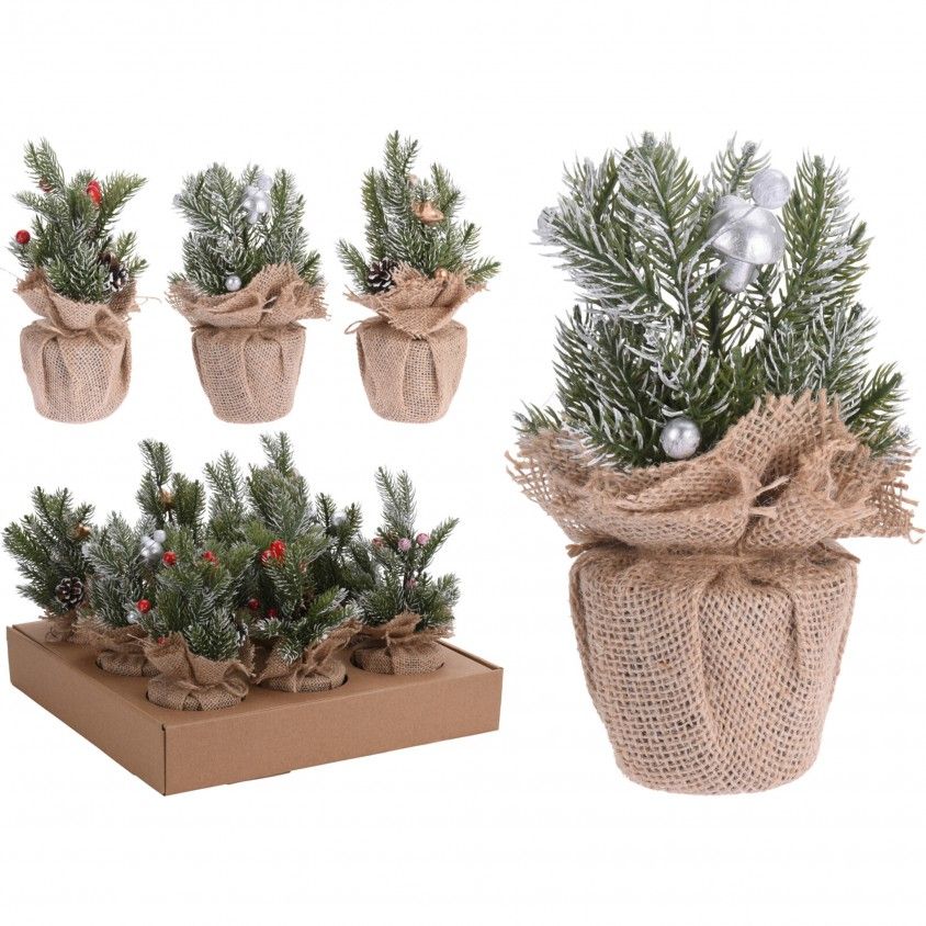 �rvore de Natal Artificial Sortida com Vaso
