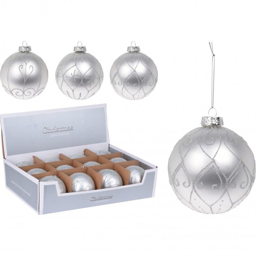 Bola Decorativa de Natal 100mm Sortida Bola Decorativa de Natal 100mm Sortida