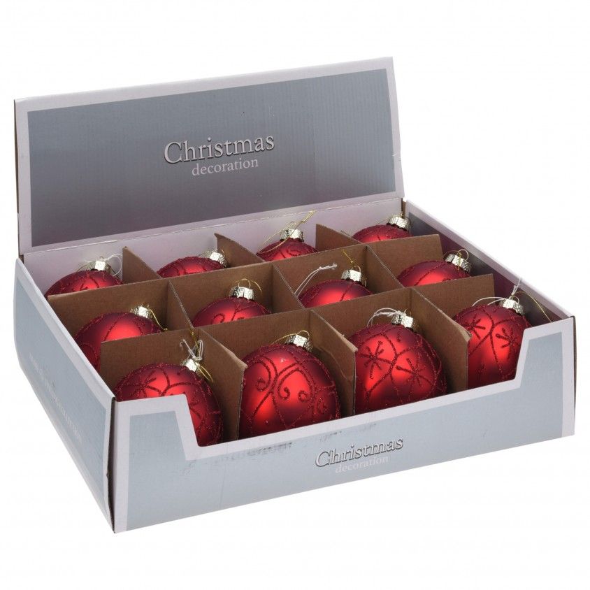 Bola Decorativa de Natal 100mm Sortida