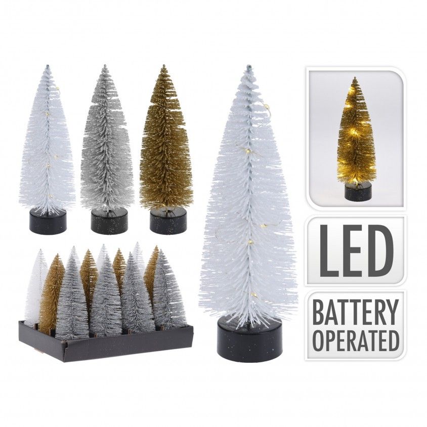 �rvore de Natal com Led 17cm Sortida