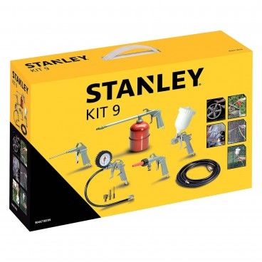 Acessrios de Ar Comprimido Stanley Kit de 9 Peas