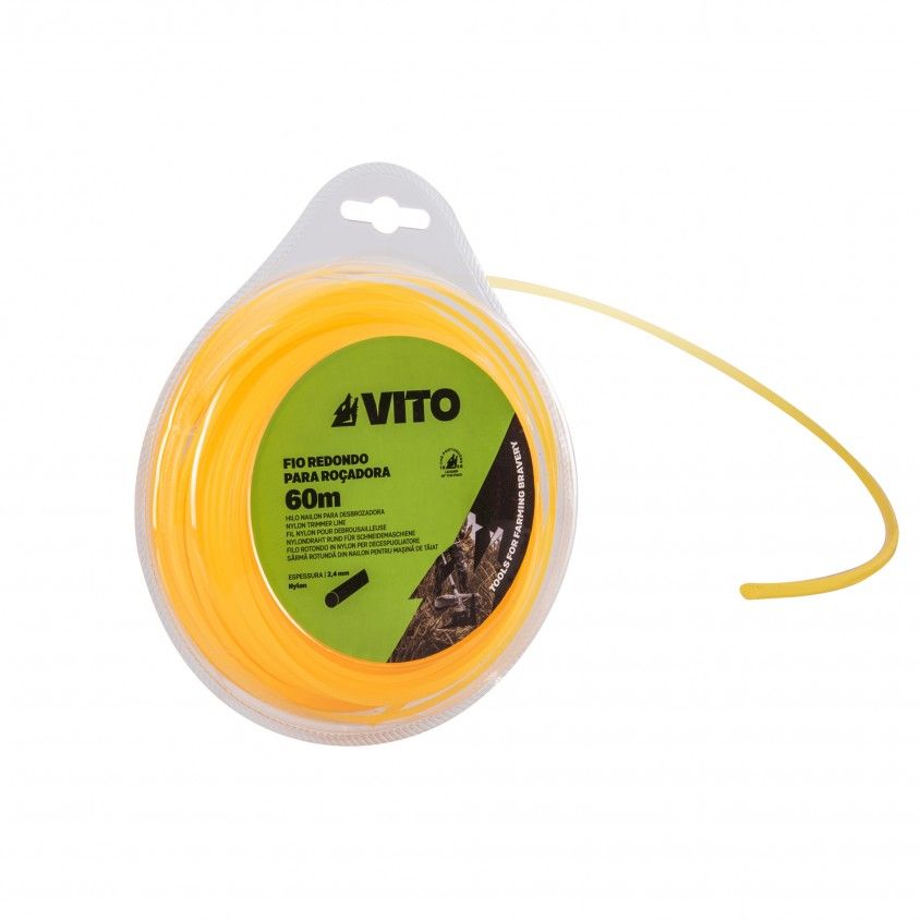 Fio Nylon Redondo Vito 3.0mm 120m