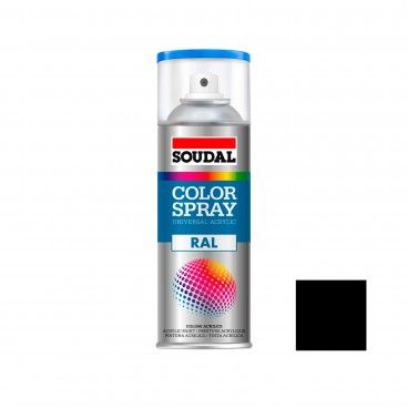 Spray Soudal RAL 9005 MATE