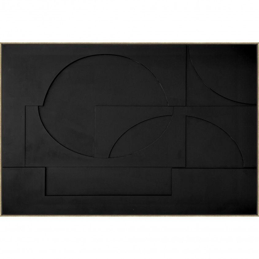 Tela Abstrato Black 893