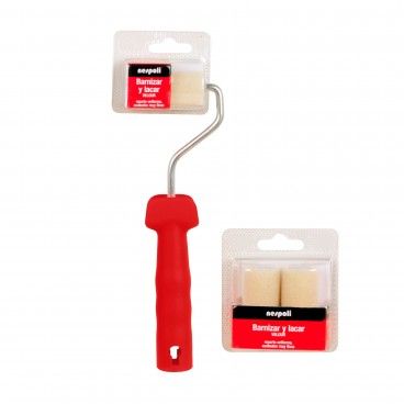 Recarga Mini Rolo Nespoli Velour Envernizar e Lacar