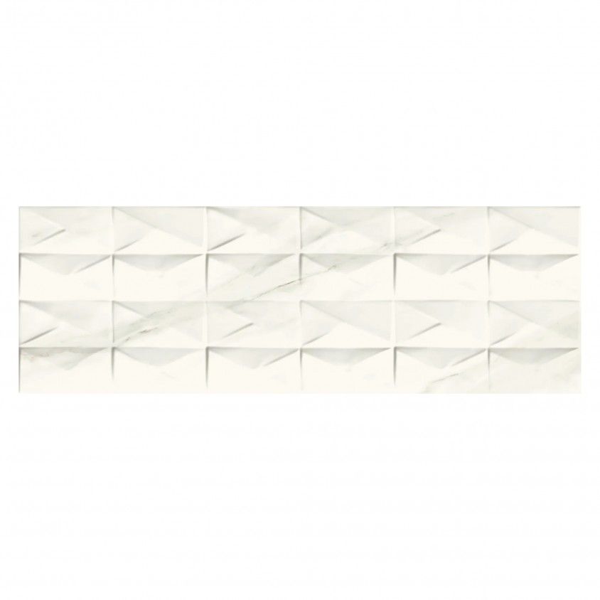 Revestimento Revigres Calacatta Gift Bianco Brilho Retificado 30x90