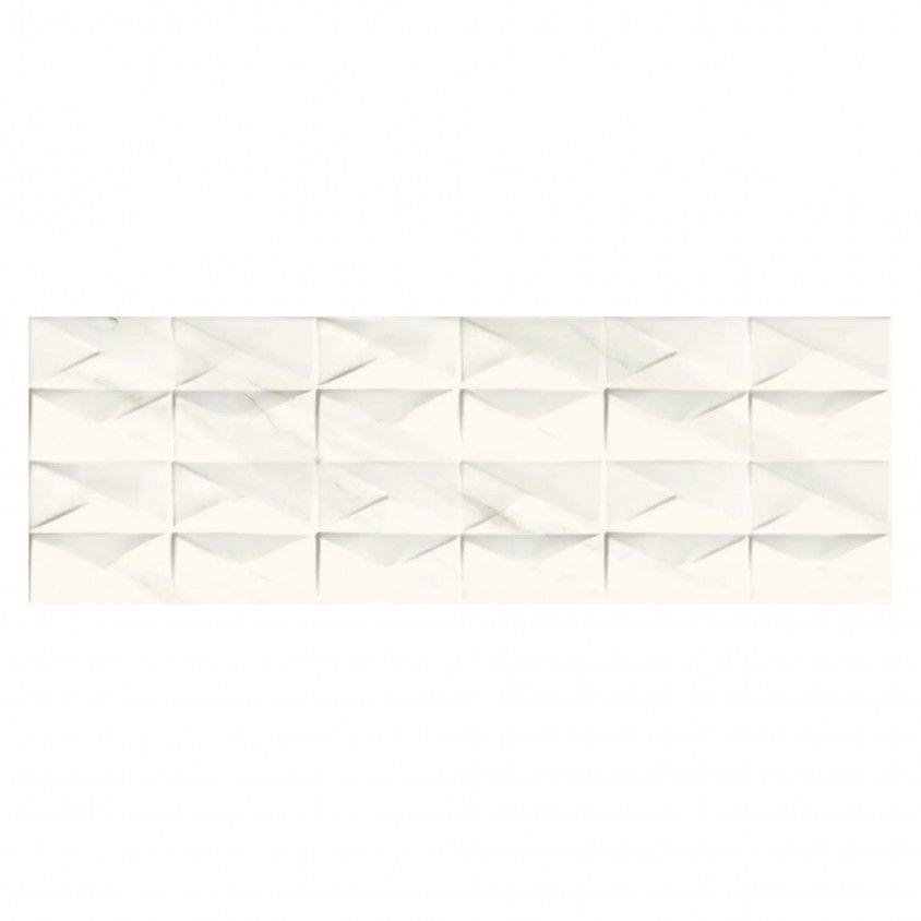 Revestimento Revigres Calacatta Gift Bianco Brilho Retificado 30x90