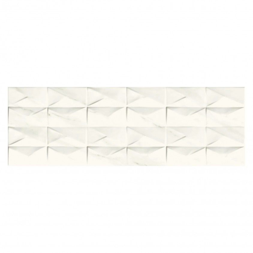 Revestimento Revigres Calacatta Gift Bianco Brilho Retificado 30x90