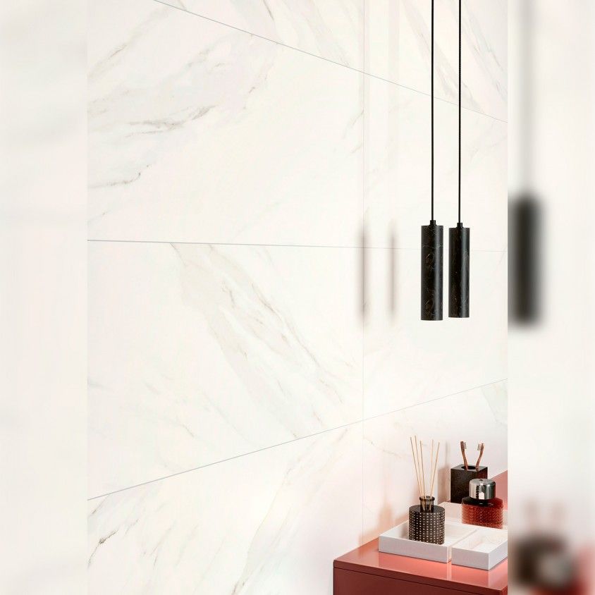 Revestimento Revigres Calacatta Bianco Brilho Retificado 30x60
