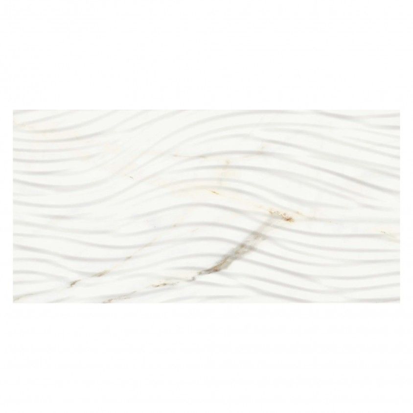 Revestimento Revigres Calacatta Wind Oro Brilho Retificado 30x60