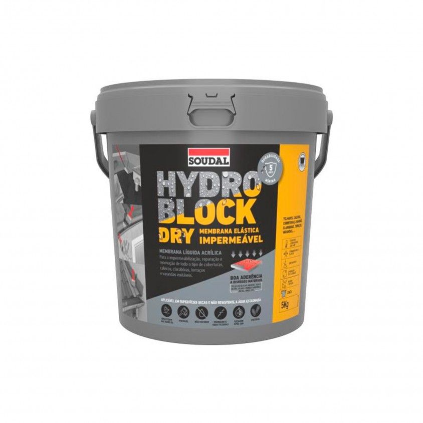 Revestimento Acrlico Impermevel Soudal Hydro Block Dry