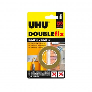 Fita Doublefix UHU Universal 1.5m x 19mm