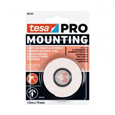 Fita Adesiva Dupla-face Tesa Mounting Pro 1.5mx19mm