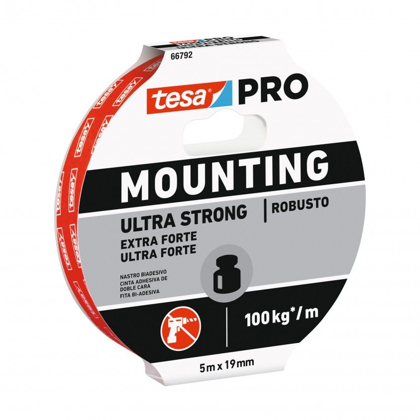 Fita Adesiva Dupla-face Tesa Powerbond Extraforte 5mx19mm