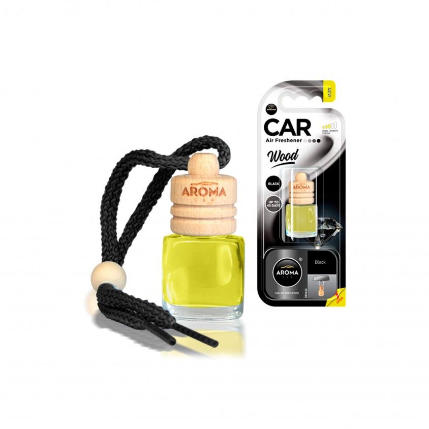 Ambientador Auto Aroma Wood Denim Black 6ml