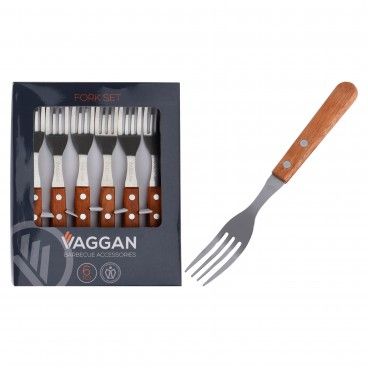 Conjunto 6 Garfos para Churrasco