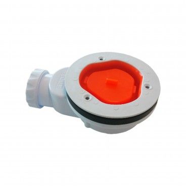 Vlvula de Base Chuveiro Resinada H2OUT Extra Plana