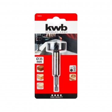 Kwb Broca Dobradias HSS para Madeira
