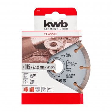 Kwb Disco Diamante Segmentado para Beto 22.23mm