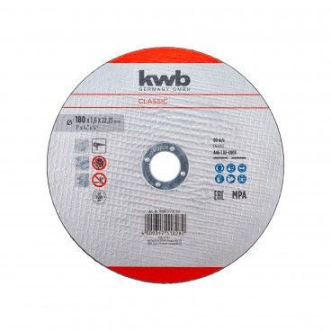 Kwb Disco Corte Metal e Inox 180x1.6mm
