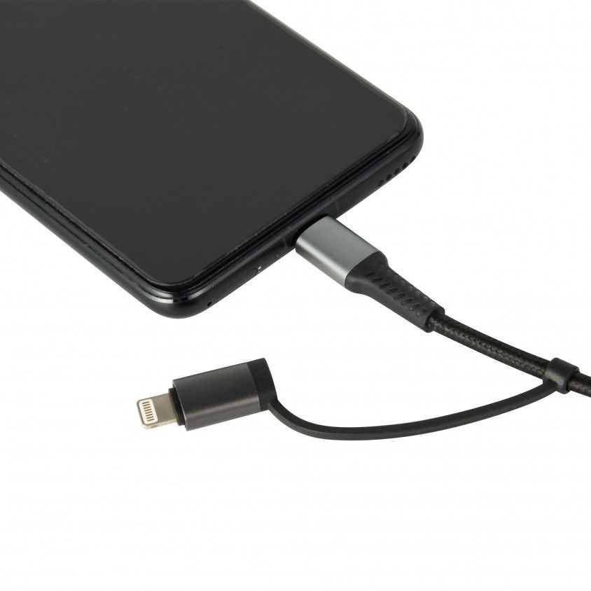 Cabo 4 em 1 PD60W USB A + USB C + LIGHTNING 1.5m Cabo 4 em 1 PD60W USB A + USB C + LIGHTNING 1.5m