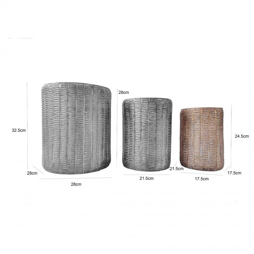 Vaso Metal Pauline Antique