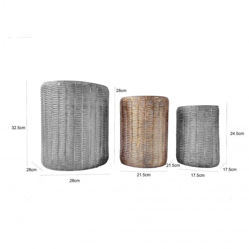 Vaso Metal Pauline Antique Vaso Metal Pauline Antique