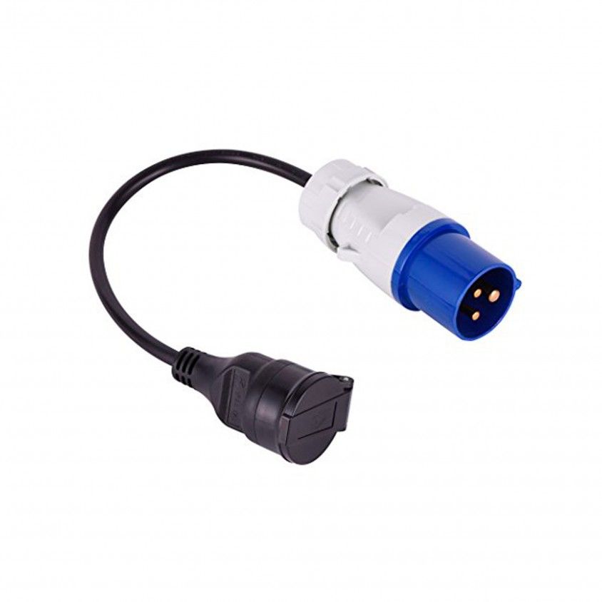 Adaptador 16A + Ficha IEC 3G1,5 30cm 900039