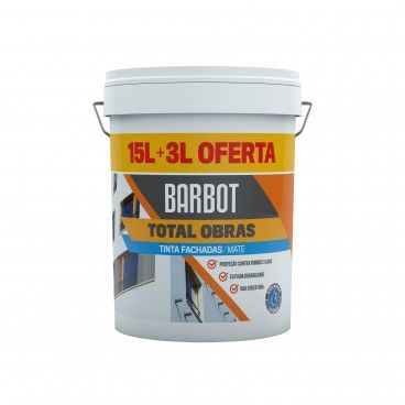 Barbot Total Obras Fachadas Branco Mate 15LT