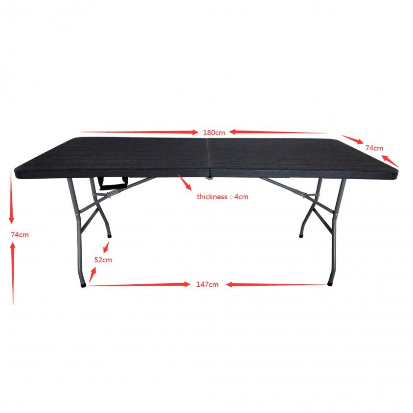 Mesa Dobrvel Tenerife 180cm Retangular Porttil