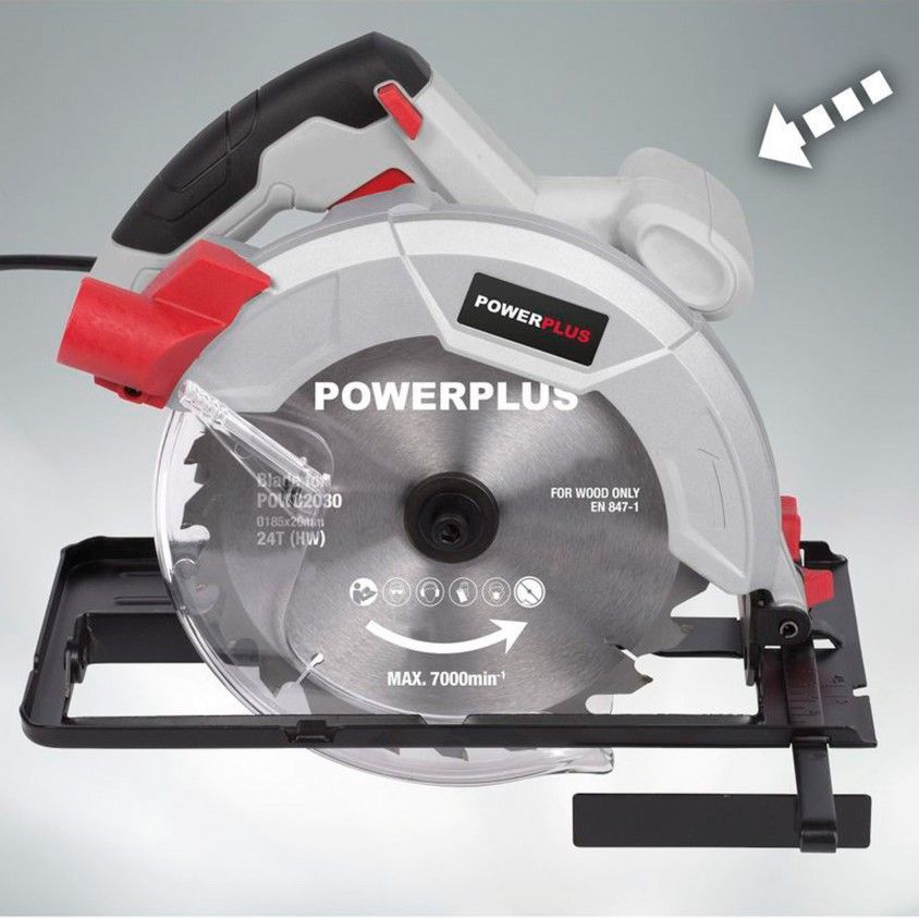 Serra Circular Powerplus 185mm1200W