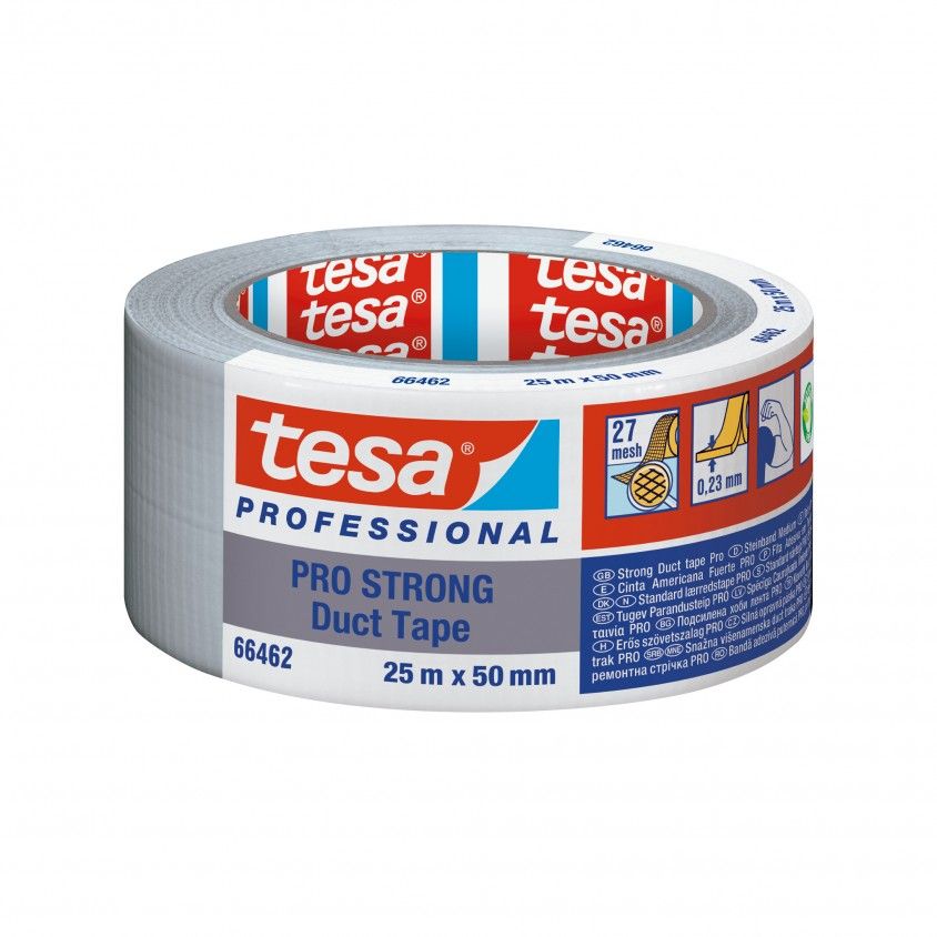 Fita Americana Eco Pro Strong Cinza Tesa 25mx50mm