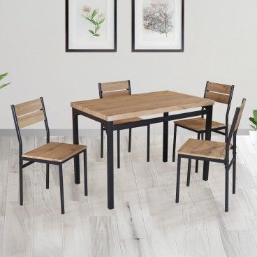 Mesa Mlaga com 4 Cadeiras
