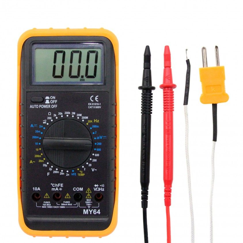 Multimetro Profissional Anti-Choque Electraline
