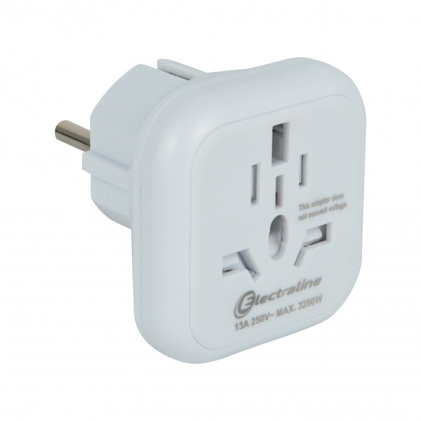 Adaptador Viagem Universal p/ Europa Electraline