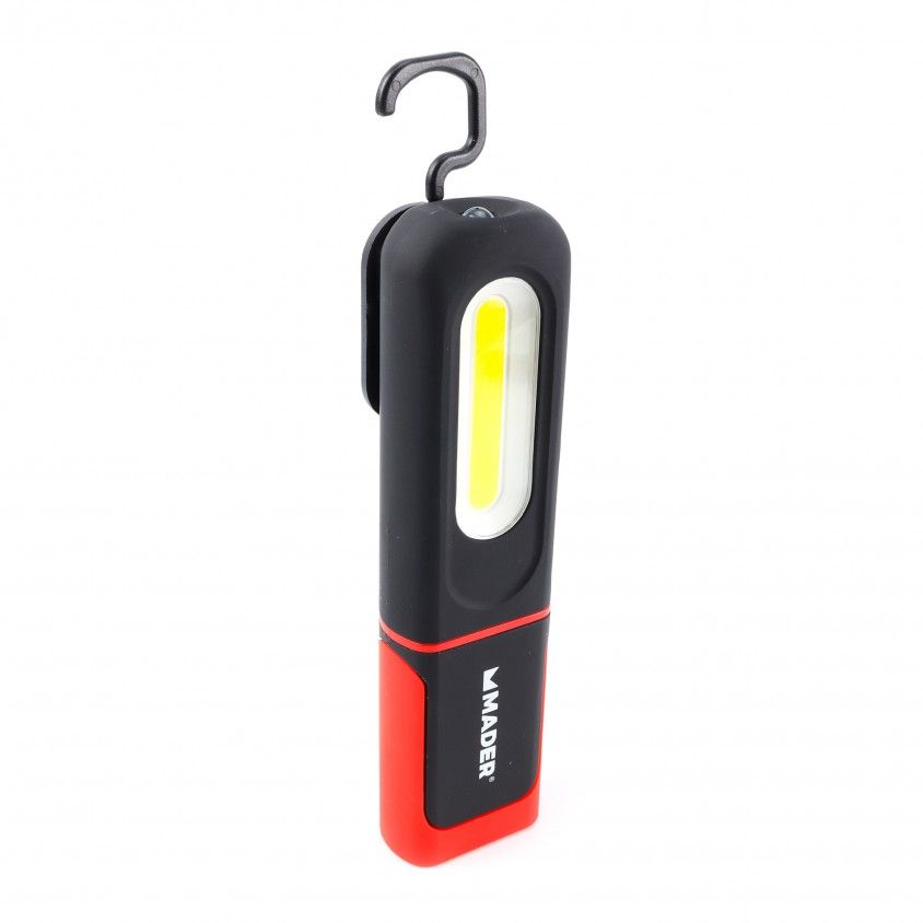 Lanterna Recarregvel 5W COB+1LED Mader