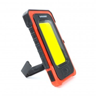 Lanterna Solar Recarregvel Mader 5W COB+1LED c/ Powerbank 4Ah