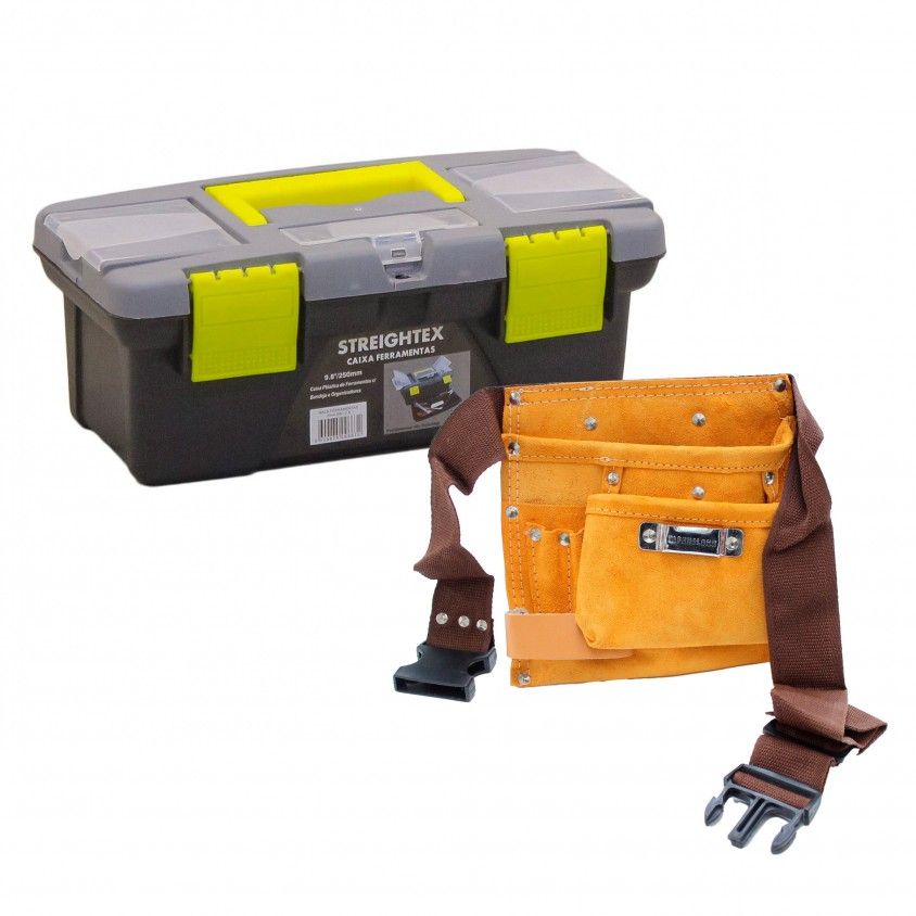 Pack Mala de Ferramenta + Bolsa Porta-Ferramentas Pack Mala de Ferramenta + Bolsa Porta-Ferramentas